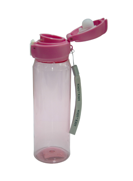 Lock & Lock - HLC968PIK - Exclusive Simple One Touch Bottle 550ml (Pink)