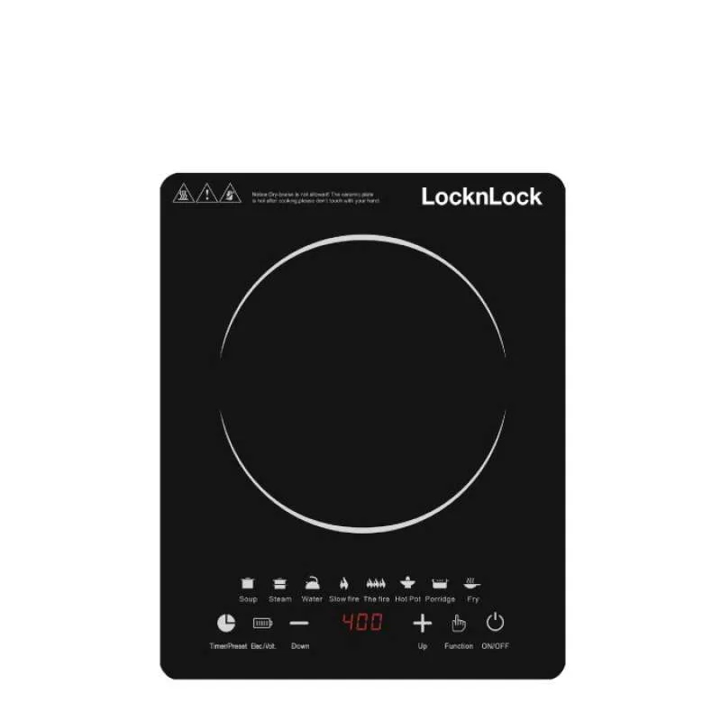 LocknLock EJI436BNEW-NEW DESIGN OF ELECTRICAL INDUCTION COOKER -BLACK