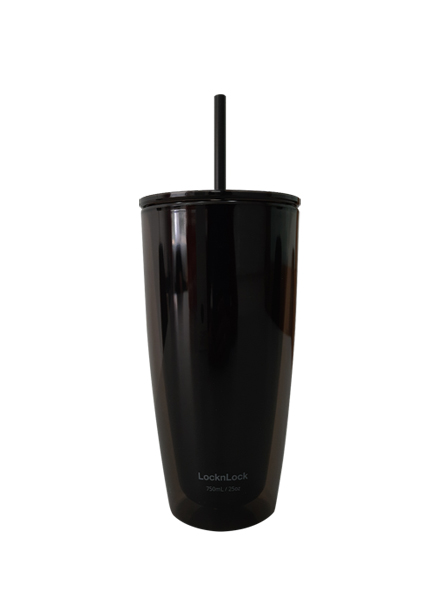 Lock & Lock - HAP507BLK - Double Wall Cold Cup 750ML (Black)
